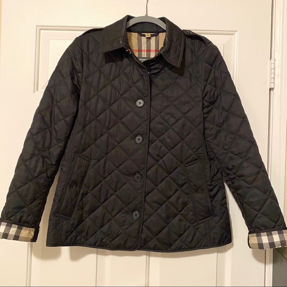 Burberry Black Quilted Jacket